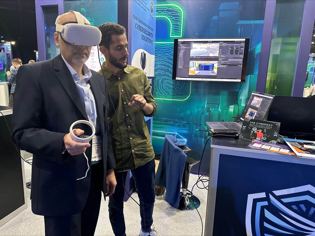 Educational VR game for Meta Quest 2, showcased at GISEC Global in Dubai